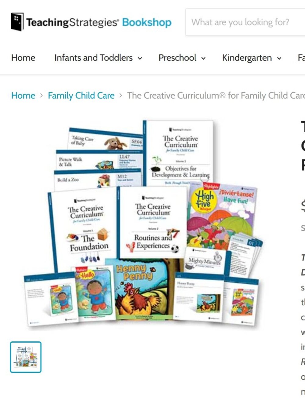 The Creative Curriculum for Family Child Care, Third Edition (Box 1&2)